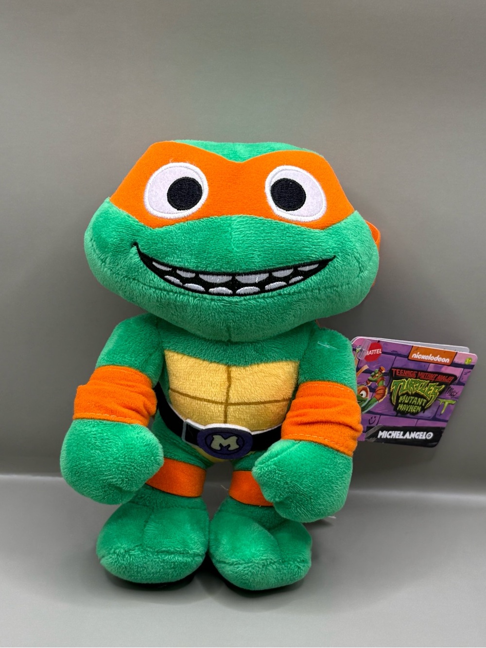NWT Teenage Mutant Ninja Turtles Michaelangelo Plush Stuffed Animal Toy